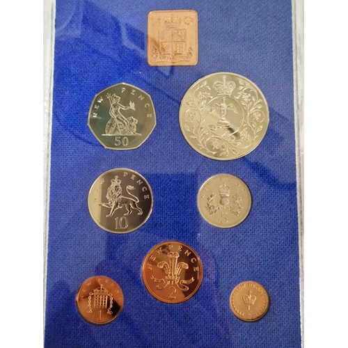 54 - Royal Mint 'Coinage of Great Britain and Northern Ireland 1977' Set in Plastic Case with Outer Cover