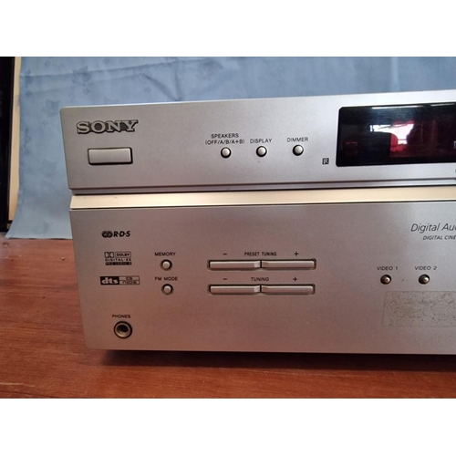 327 - Sony 6 Ch. Amplifier, FM Stereo / FM-AM Receiver, (Model: STR-DE597P)