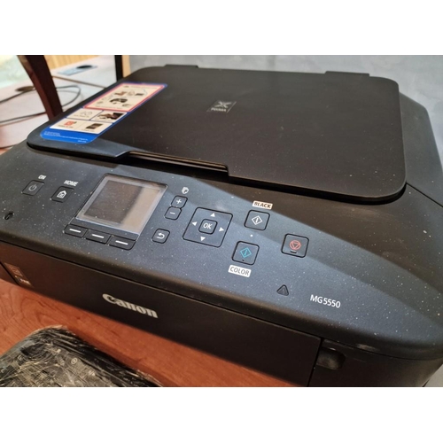 329 - Canon Pixma All-in-One Printer, Copier, Scanner (Model: MG5550), Together with Genius Keyboard, Qty ... 