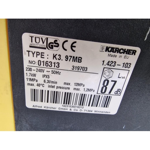 443 - Karcher K3 Pressure Washer, (Model: K3.97MB)