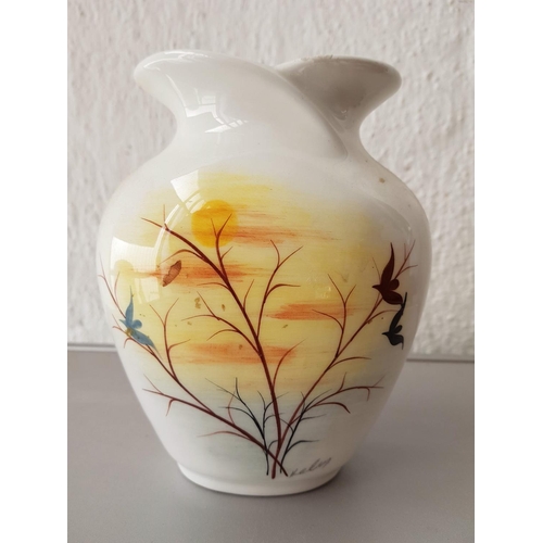 602 - Various Retro Vases in Sizes, Style Shapes, Materials etc with Ceramic Together with Ceramic Urn wit... 