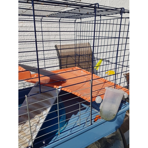 86 - Large Pet (Hamster / Rats / Chinchilla etc) Colorful Cage with Accessories (53 x 97 x 66cm)