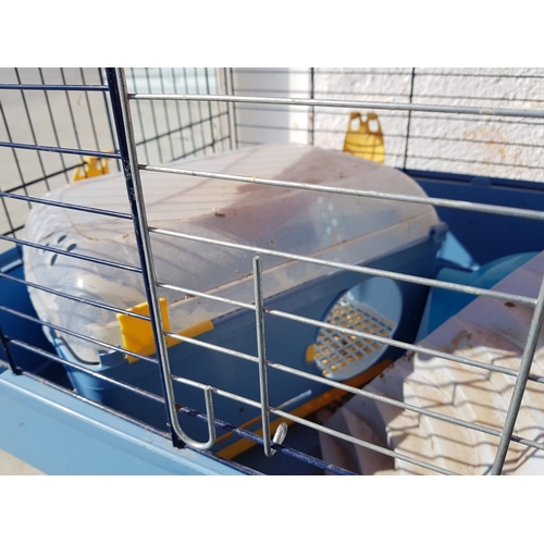 86 - Large Pet (Hamster / Rats / Chinchilla etc) Colorful Cage with Accessories (53 x 97 x 66cm)