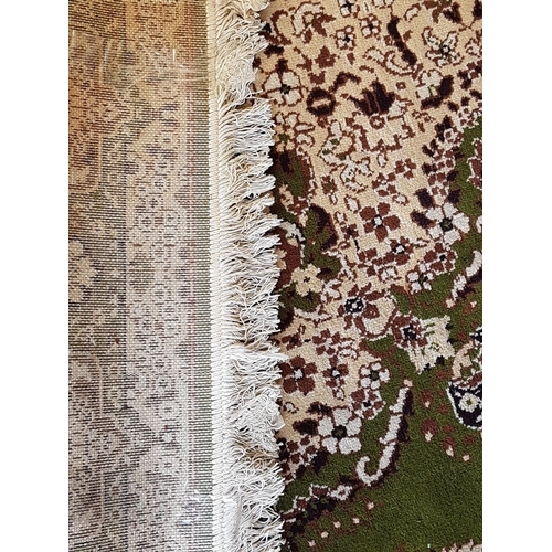 227 - Carpet Classic Pattern Green / Beige / Brown Colour (A/F), (195 x 295cm)