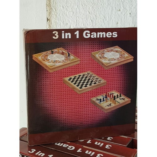 554 - 3 in 1 Games Quantity of Boxed Games (15pcs)