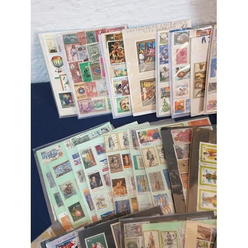 226 - Huge Collection of Stamps from Around the World, 40 x Pages (Approx 20 Stamps Each Page)