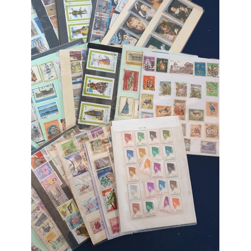 226 - Huge Collection of Stamps from Around the World, 40 x Pages (Approx 20 Stamps Each Page)