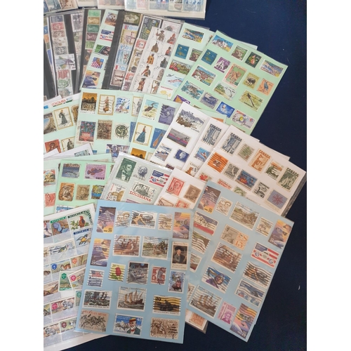 594 - Huge Collection of Stamps from Around the World Approx 40 pages with Approx 20 Stamps Each Page