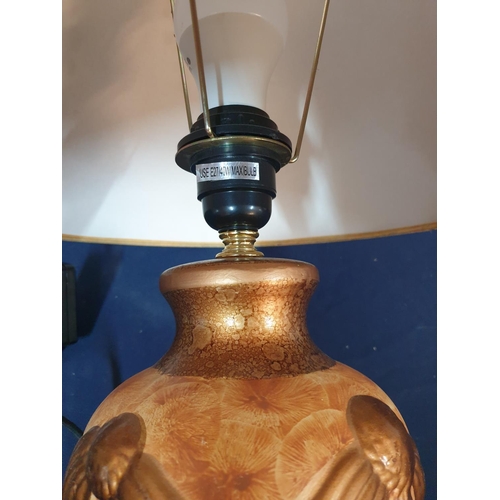 595 - Ceramic Table Lamp in Classic Style (Un-Tested), (H:48cm)