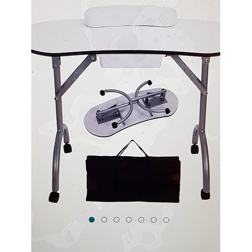 624 - Portable Manicure Table / Nail Desk for Home Spa (No Bag), (A/F)