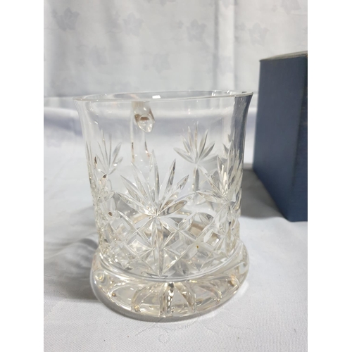 272 - Vintage Royal Scot Cut Crystal Beer Tankard, Boxed