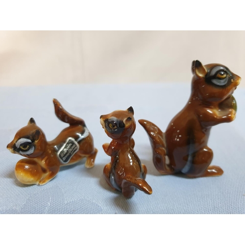 274 - Vintage Collection of 5 x Miniature Porcelain / Bone China Animal Figures Some by Helvin Bone China,... 