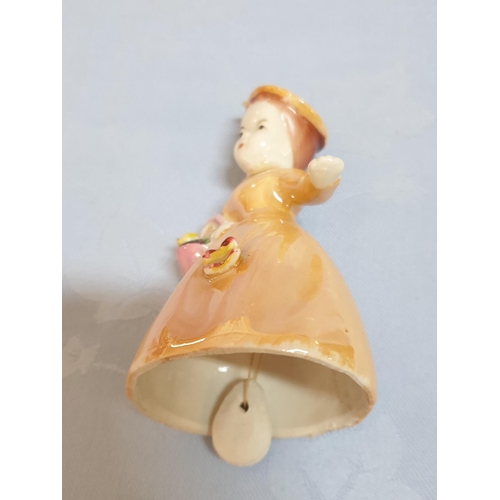 357 - Vintage Porcelain Dish / Figurines Made in Occupied Japan Together with Retro Porcelain Bells (3)