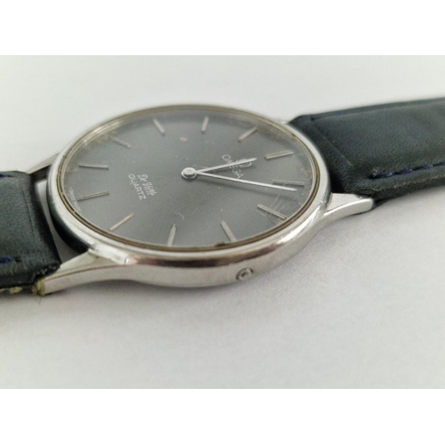 57A - Vintage Gents Omega Deville Wrist Watch, Swiss Made, Quartz 1365 Movement * Running When Lotted * on... 