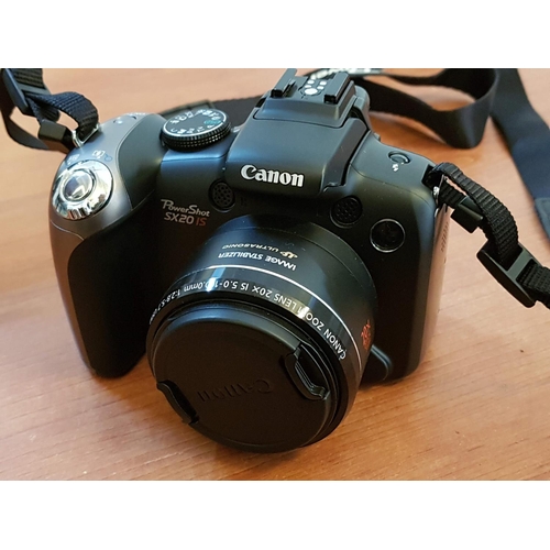 207 - Canon Power Shot SX20IS Camera with Case and Instruction