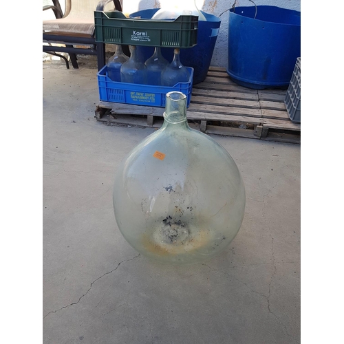 232 - Vintage Style Huge Demi John Glass Bottle (XXL)