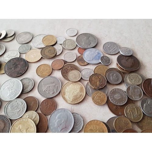 239 - Collection of 200pcs of Assorted Coins from Around the World