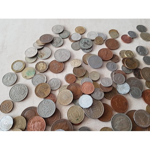 240 - Collection of 200pcs of Assorted Coins from Around the World