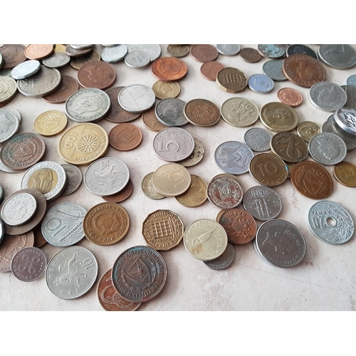 240 - Collection of 200pcs of Assorted Coins from Around the World