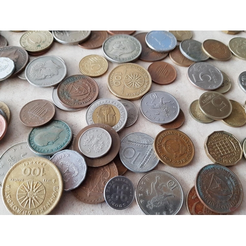 240 - Collection of 200pcs of Assorted Coins from Around the World