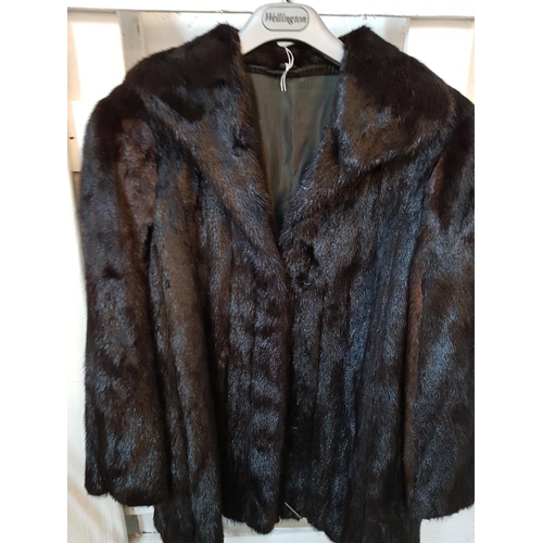 258 - Vintage Mink Jacket Late 70's, Early 80's, Size 14