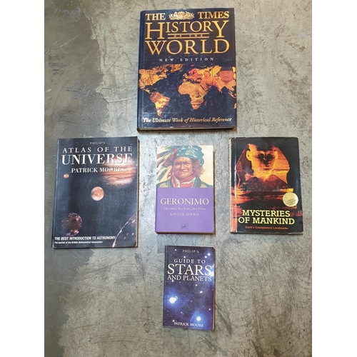 469 - The Times History of the World Books Philips Atlas of the Universe Patrick Moure Geronimo, Angie Deb... 