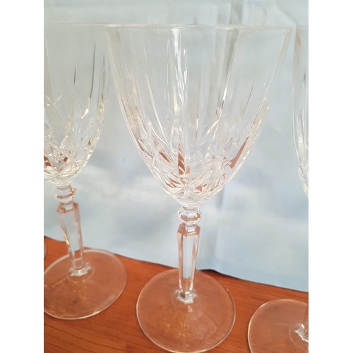 564 - Collection of 14 x Crystal Glasses inc; 5 x Red Wine Glasses, 5 x White Wine Glasses and 4 x Assorte... 