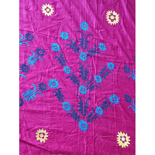 616 - Kazaku Traditional Wall Decor Cotton Hand Embroidered Wall  Decor (175 x 265cm)