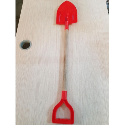 578 - Pick End Mattock with Wooden Handle Together with Children Spade