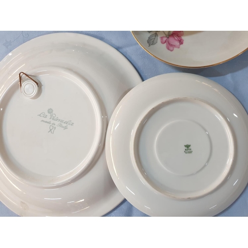 601 - Collection of Retro Plates, Saucers and Bowl