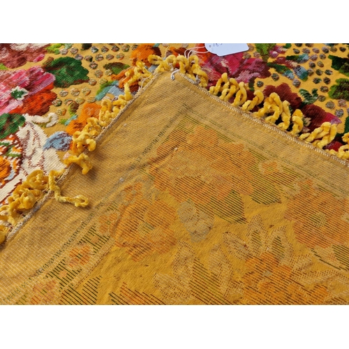 239 - Decorative Carpet with Yellow & Cream Body Colour and Floral Pattern, (Approx. 183 x 130m)