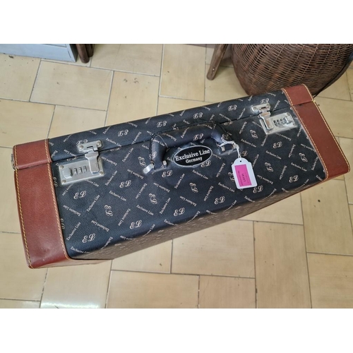 61 - Vintage 'Exclusive Line, Germany' Suitcase, Combination 000-000, (Approx. 55 x 20 x 52cm)