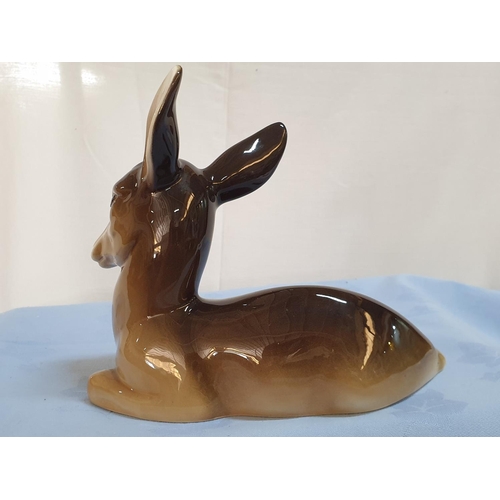 207 - Little Deer, Shinny Glaze with Big Black Forlorn Eyes W.R. Midwinter (1930's England) Porcelain Figu... 