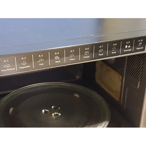 208 - Sharp Grill Black Microwave (Un-Tested)