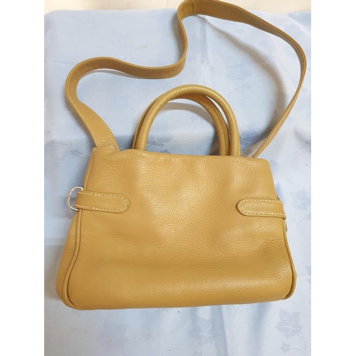 269 - Sonia Rykiel Beige Leather Small Ladies Handbag (Approx 20 x 15 x 11cm)