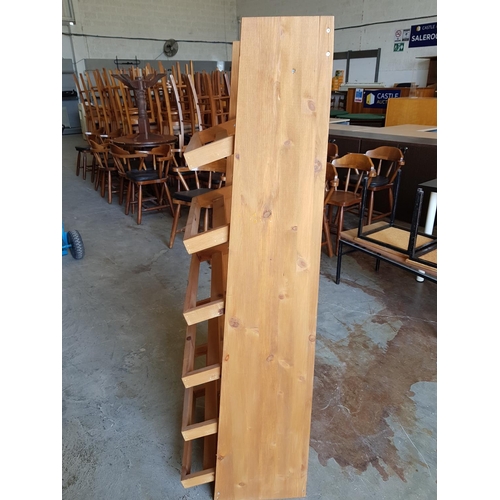 334 - Pine 6 - Shelf Wine Rack (49 x 150.5cm)