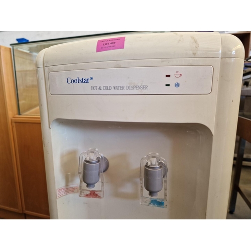 407 - Coolstar Hot & Cold Water Dispenser, (Model: YLR2-5-V53), Nb. Untested