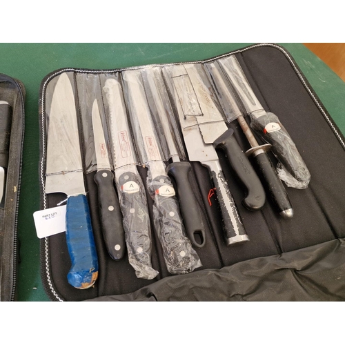 410 - Collection of Assorted Kitchen / Chef's Knifes in 2 x Cases