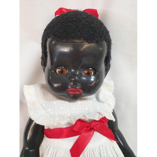 120 - Vintage Black Doll 