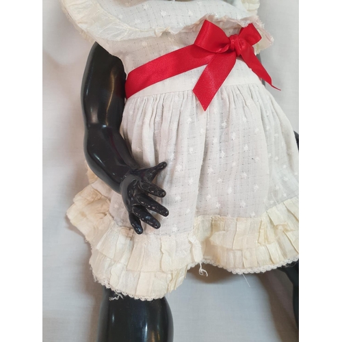 120 - Vintage Black Doll 