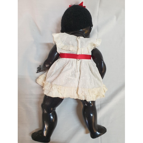 120 - Vintage Black Doll 