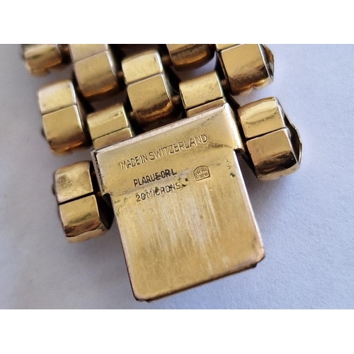 117 - Gold Plated Bracelet, Made in Switzerland, with Fitted Box