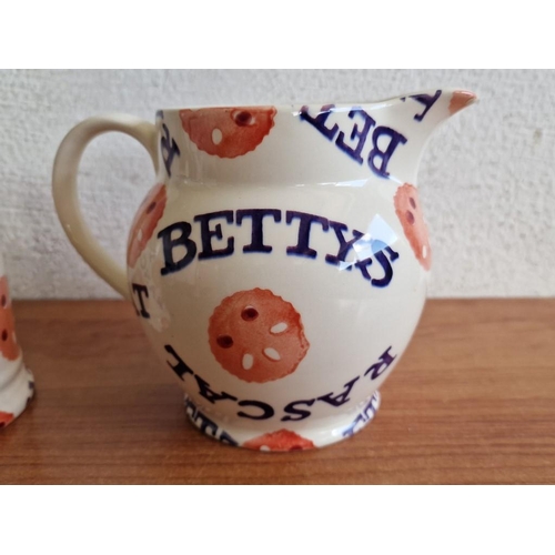 132 - Emma Bridgwater's 'Betty's Fat Rascal' Jug (H: 14cm), and Mug, (H: 10cm), (2)