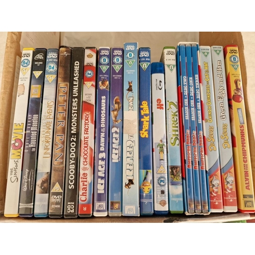 175 - Large Collection of Assorted DVDs, Incl. Approx. 140 Daily Mail Issues and 18 x Children's DVDs