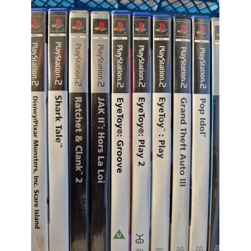 68 - Collection of 19 x PlayStation 2 (PS2) Games, 2 x PlayStation Games, 2 x Wii and 'Morning Exercise'