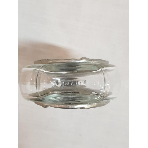 533 - 4 x Glass Collection inc; Bell (Green H:19.5cm) Candle Stick (H:15.5cm) Candle Holder (H:7cm) and Vi... 