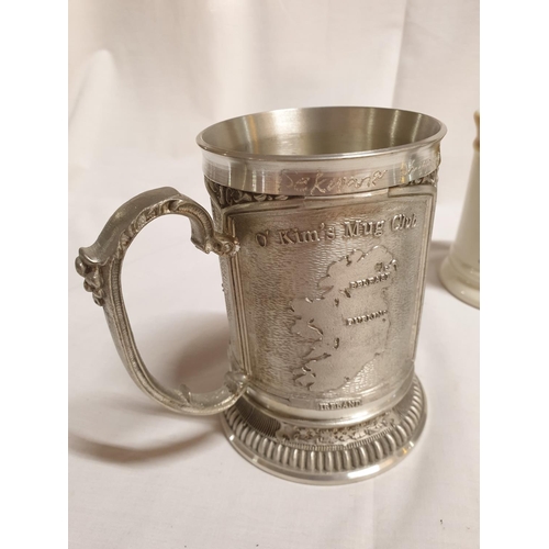 534 - Selangor Pewter Wine Cup, Visit Asean 1992 (Exclusive for Singapore Airlines) Together with White Me... 