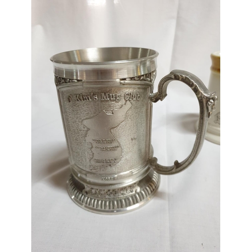 534 - Selangor Pewter Wine Cup, Visit Asean 1992 (Exclusive for Singapore Airlines) Together with White Me... 