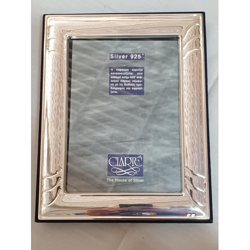 165 - 2 x Silver (.925) Ornate Photo Frames in Original Boxes (18cm x 22.5cm & 19 x 23cm)