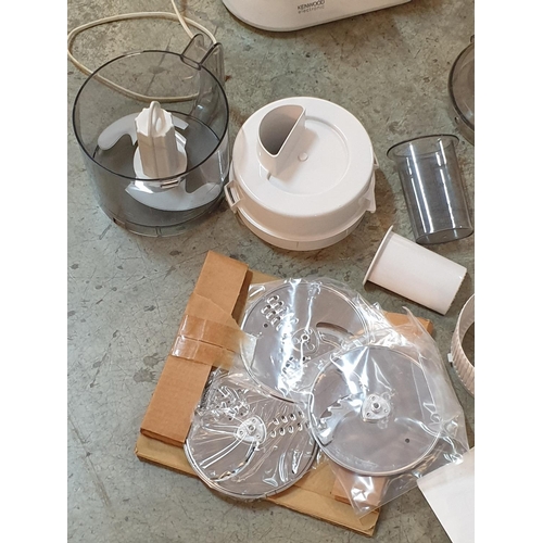 354 - Kenwood Electric Food Processor with Accessories, FP404 (A/F, Un-Tested, No Plug)